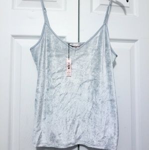 L Victoria's Secret Velour Cami
Steel grey
